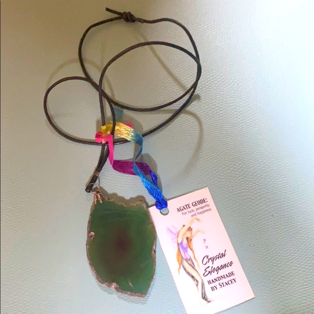 Agate Geode Necklace